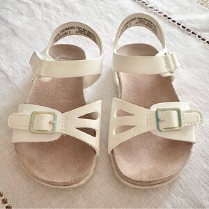 White Kids Sandals